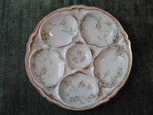 Antique/Vintage Theodore Haviland Limoges Shell Fish/Oyster Plat