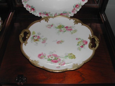 A Limoges Cake Set Vintage