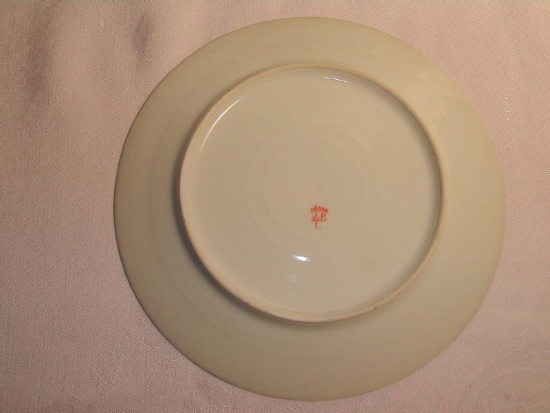 A lovely set of Antique Limoges Wild Flower Plates Jean Pouyat