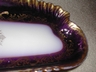 Antique L Sazerat Limoges France Cobalt Blue & Gold Celery Dish