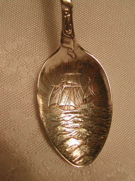 Antique "Worlds Columbian Exposition" Sterling Silver Spoon