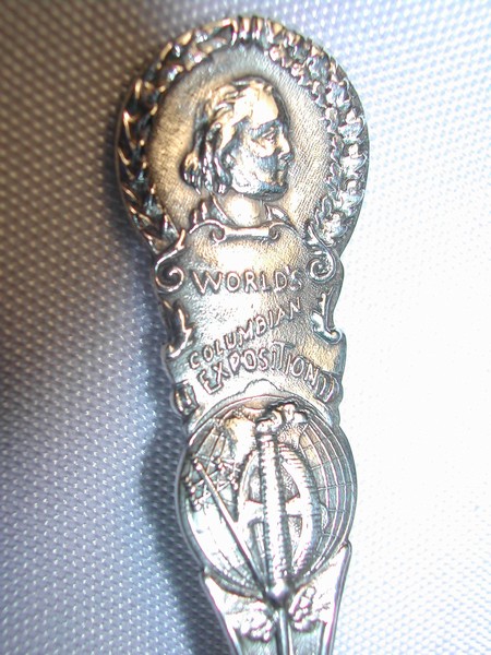 Antique "Worlds Columbian Exposition" Sterling Silver Spoon