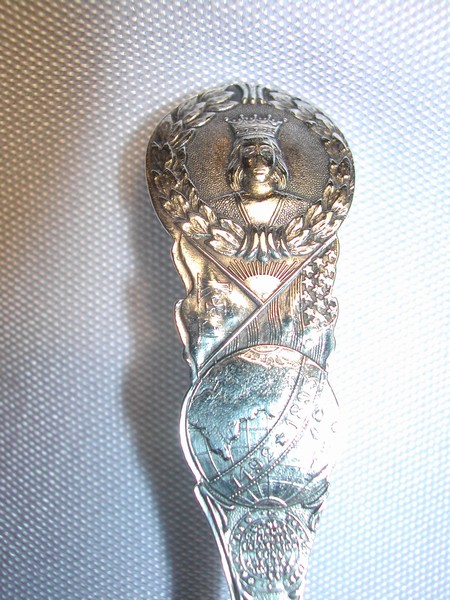 Antique "Worlds Columbian Exposition" Sterling Silver Spoon