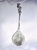 Antique Coin Silver Twist Handle Spoon Flamingo Pilgrim
