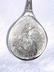Antique Coin Silver Twist Handle Spoon Flamingo Pilgrim