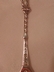 Antique Coin Silver Twist Handle Spoon Flamingo Pilgrim
