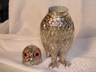 Unique Old Silver Plate Owl Sugar Castor England