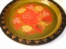 A Vintage Hand Painted Tole Toleware Tray Marked