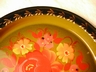 A Vintage Hand Painted Tole Toleware Tray Marked