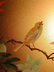 Elegant English Gold Bird & Botanical Tin Tip Tray