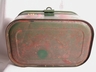 Hand Painted Toleware American Folk Art Tinware Document Box