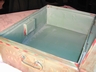 Antique Metal Ware Hand Painted Quail Document Box