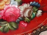 Large Tole Style H P & Artist Signed Metal Ware Tray Caspacoca