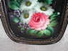 Tole Style Hand Painted Metal Ware Tray Zhostovo Russia