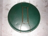 Green Tole Ware Tray with Pink Roses
