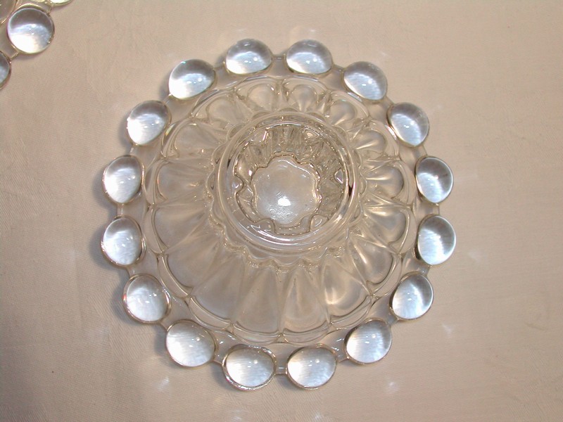 Anchor Hocking "Boopie" Berwick Bubble Glass Candle Holders