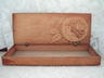 Flemish Art Nouveau Lady Pyrography Glove Box