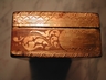 Vintage Gilded Wood Roses English Trinket Box